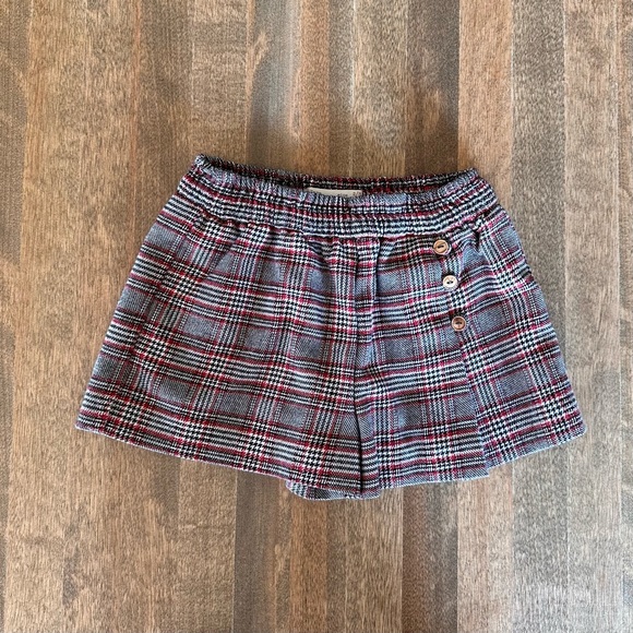 EUC Zara Plaid Skort - Picture 1 of 4